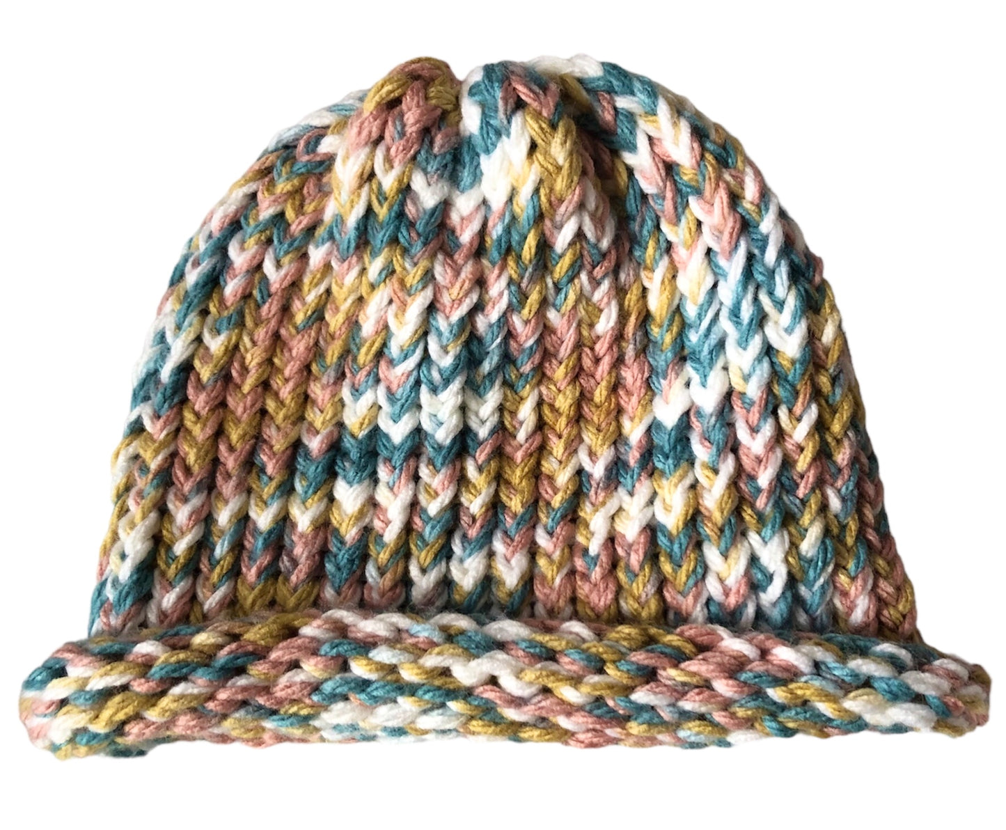 Luxury Handmade Multicoloured High Quality Acrylic, Stylish Warm Winter Hat