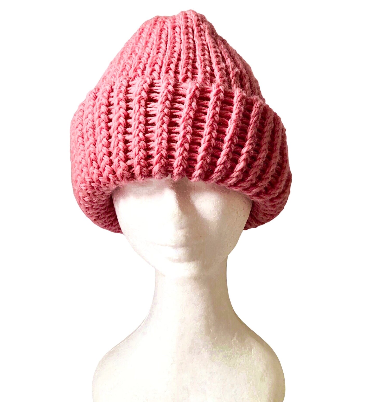 High Quality Hand Knit 100% Merino Wool Beanie-Premium Soft And Warm Winter Hat