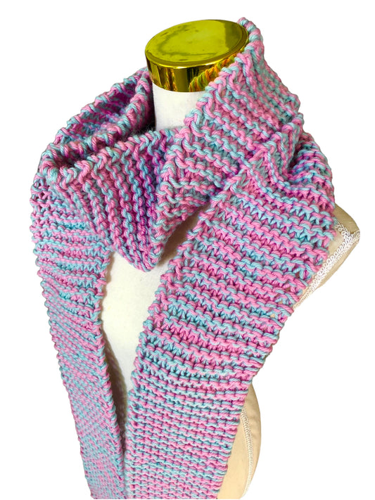 High Quality Hand Knit 100% Merino Wool Scarf, Luxurious Warm Winter Scarf