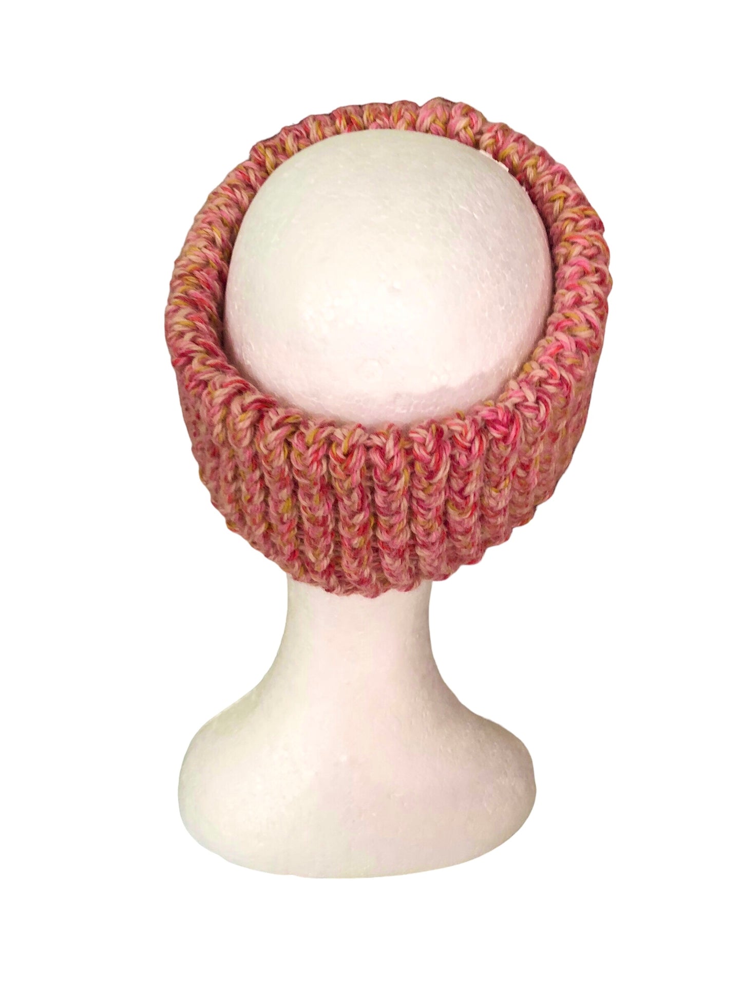 Luxurious Hand Knit Merino Wool And Acrylic Headband, Premium Quality