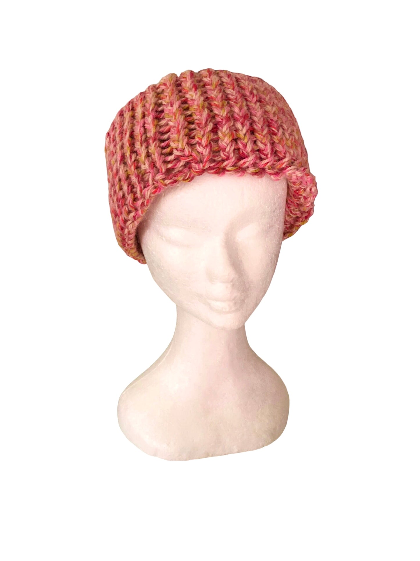 Luxurious Hand Knit Merino Wool And Acrylic Headband, Premium Quality