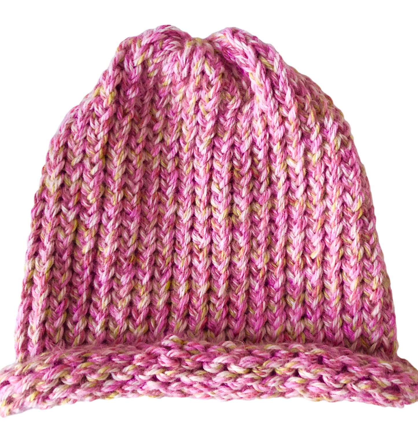 Luxury Handmade Merino Wool And Acrylic Multicoloured Beanie, Winter Hat